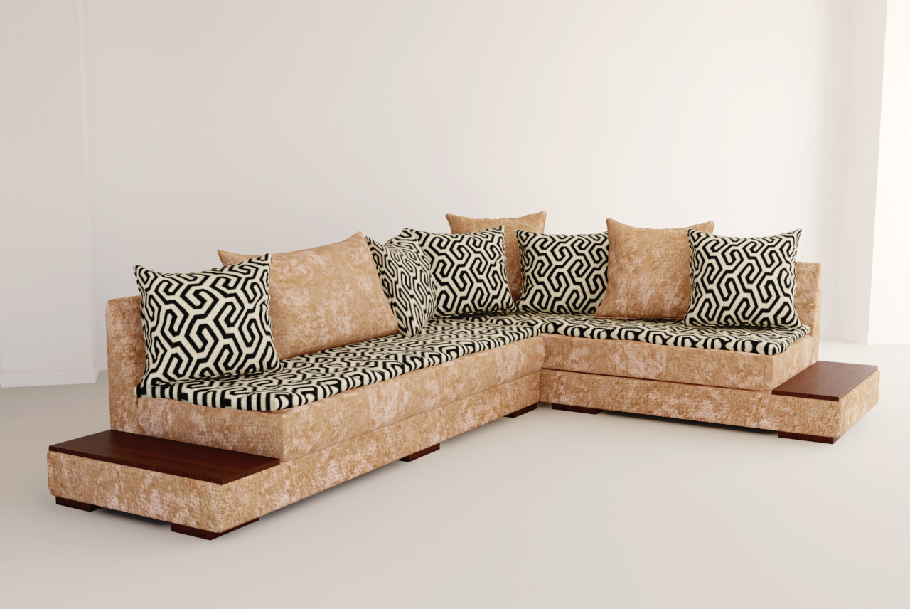 salon marocain 3D